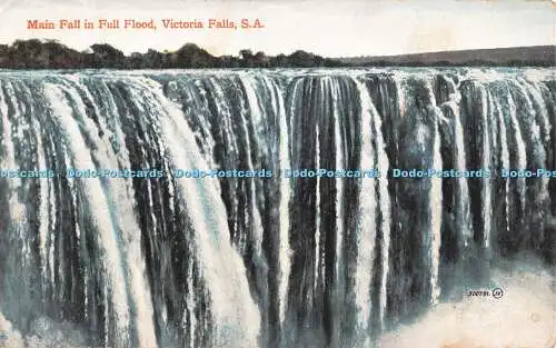 R344108 Main Fall in Full Flood Victoria Falls S A Valentine Percy M Clark F R G