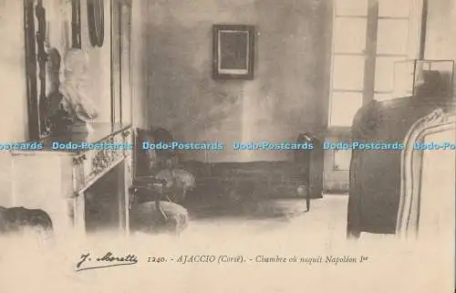 R340070 Ajaccio Chambre ou Naquit Napoleon Ier No 1240