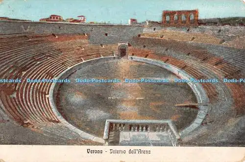 R341565 Verona Interno dell Arena Postkarte 1918