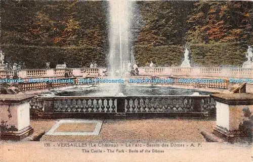 R344154 Versailles Das Schloss Das Parkbecken der Kuppeln A P E Papeghin