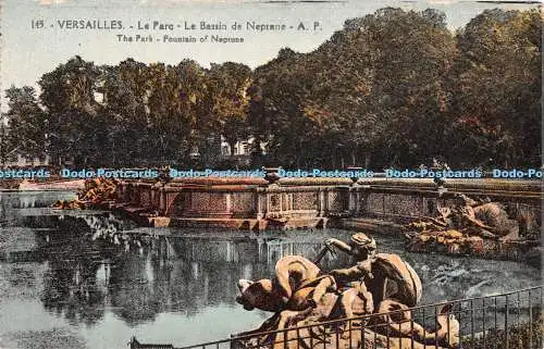 R344157 Versailles Der Parkbrunnen des Neptun A P E Papeghin