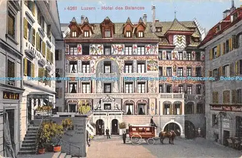 R341609 Luzern Hotel des Balances Photoglob