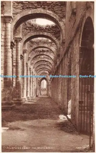 R340173 Fountains Abbey The North Aisle Walter Scott RP