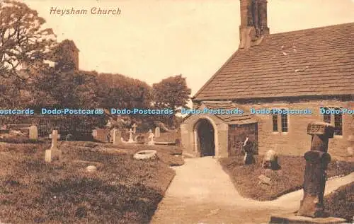 R341668 Heysham Church Kitchings V und S 1913