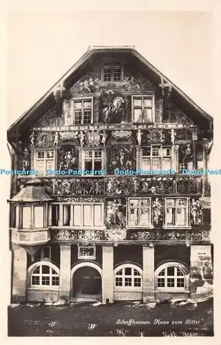 R342994 Schaffhausen Haus zum Ritter Z 2592 Fotoglob Wehrli und Vouga