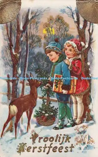 R345865 Vroolijk Kerstfeest Rokat 1256