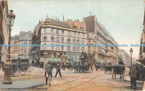 R344258 Paris La Rue Lafayette et la Rue Cadet Aqua Foto L V