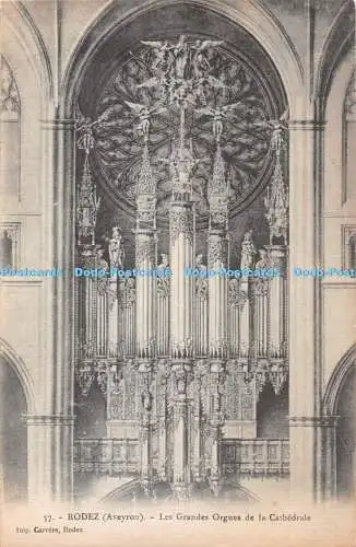 R340219 Rodez Aveyron Les Grandes Orgues de la Cathedrale Carrere Rodez