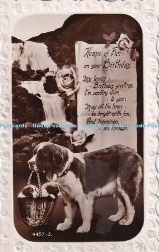 R345883 Haufen Spaß zum Geburtstag 4497 3 The Windsor Series RP 1934