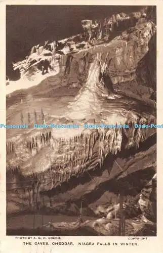 R3388270 Cheddar The Caves Niagara Falls in Winter A G H Gough 1930