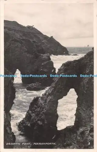 R338300 Perranporth Droskyn Point The R A Postcards The Seal of Artistic RA Seri