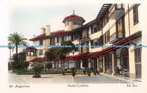 R341813 Algeciras Hotel Cristina Ed Sur Postkarte