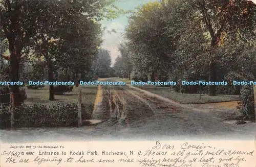 R341824 N Y Rochester Entrance to Kodak Park Rotograph Co 1967