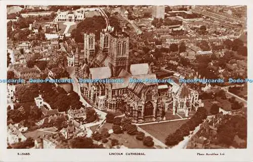 R346012 Lincoln Cathedral W H S Kingsway Real Photo Series Aerofilms