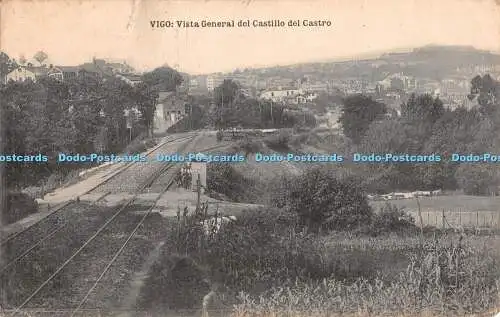 R344451 Vigo Vista General del Castillo del Castro Hauser y Menet Eugenio B Teti