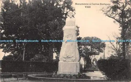 R344457 Vigo Monumento a Curros Enriquez Hauser y Menet Eugenio B Tetilla