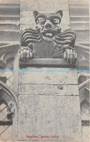 R343241 Gargoyle Thaxted Church H Porter