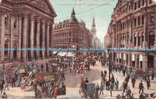 R346105 London The Mansion House and Cheapside 1906