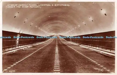 R341954 Liverpool and Birkenhead Interior Mersey tunnel Under the River Mersey V