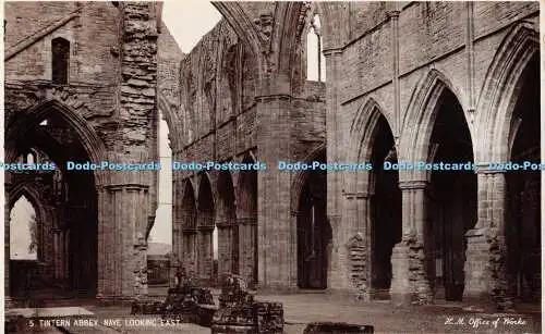 R341969 Tintern Abbey Nave looking East H M Office of Works