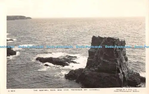 R346163 Cornwall Treyarnon Bay Wine Cove The Sentinel Rock George W F Ellis Twin