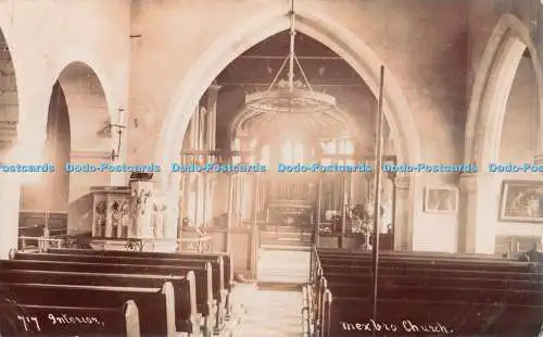 R344561 Mexboro Church Interior H H Serie 1907