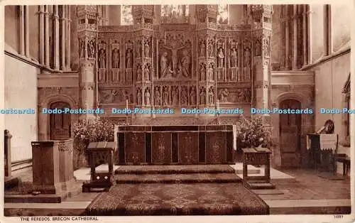 R344573 Brecon Cathedral The Reredos F H J Silurian Glossy Series