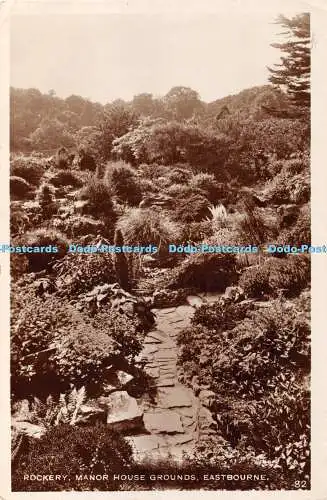 R343338 Rockery Manor House Grounds Eastbourne 82 RP 1929