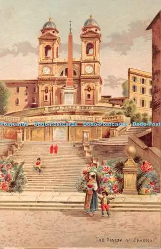 R343403 Die Piazza von Spagna Misch und führt die klassische Rom Serie Nr 213