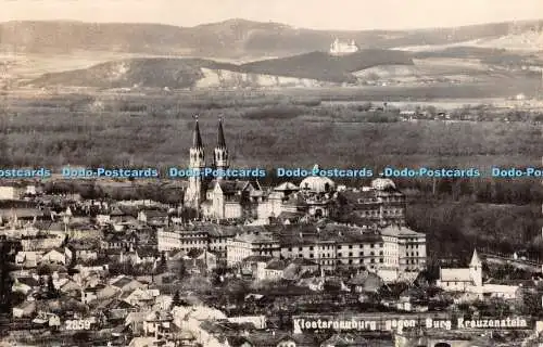 R346331 Klosterneuburg gegen Burg Kreuzenstein H D H RP