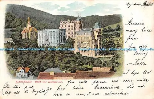 R346350 Karlsbad Blick zur Königsvilla Postkarte