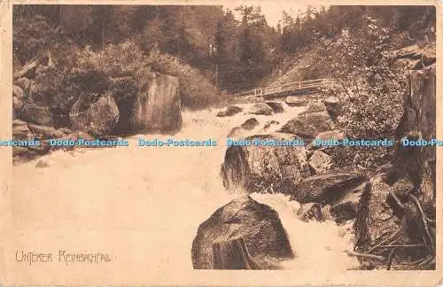 R346363 Unterer Reinbachfall J B Obernetter 1906