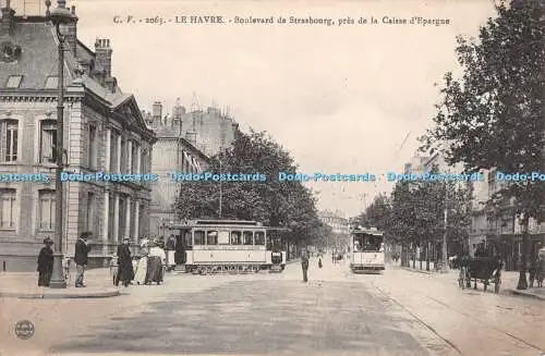 R346428 Le Havre Boulevard de Strasbourg pres de la Caisse d Epargne C V