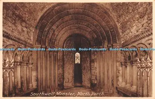 R343608 Southwell Minster North Porch G Padgett No 69467 Friths Series