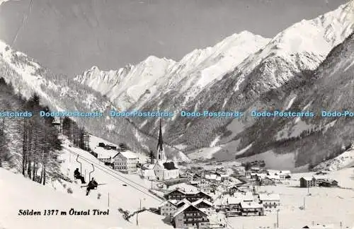 R346491 Sölden 1377 m Otztal Tirol Postkarte 1962