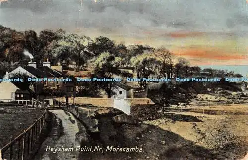 R346634 Heysham Point Nr Morecambe Postkarte 1928