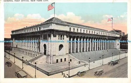 R346652 New York City General Post Office Manhattan Postkarte Co Qualität