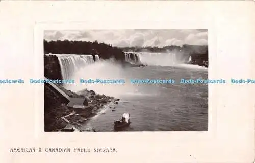 R346659 American and Canadian Falls Niagara H C L 1918