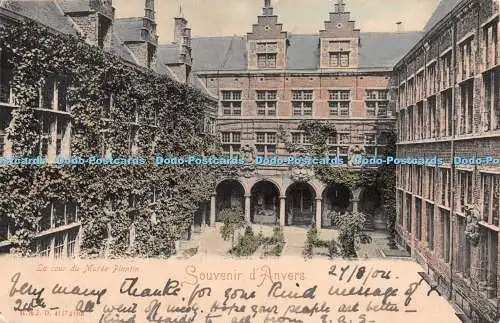 R345061 Souvenir d Anvers La cour du Musee Plantin R and J D 4117 gina 1904