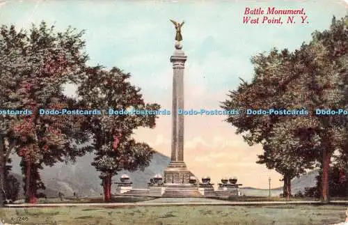 R346706 N Y Battle Monument West Point J Ruben