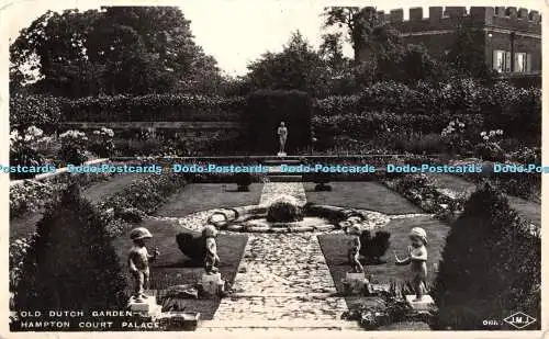 R346723 Hampton Court Palace Old Dutch Garden Jackson of Teddington J M J 1952