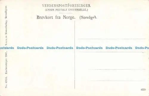 R345112 Bispen Kongen og Dronningen Romsdalen No 676 6 Eneberettinget 1907 H Wer