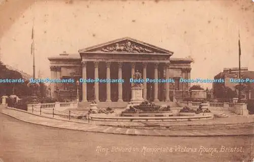 R346728 Bristol King Edward VII Memorial and Victoria Rooms H B and S 1917