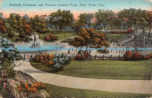 R345147 Bethesda Fountain and Terrace Central Park New York City The American Ar