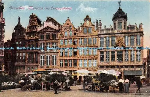 R345205 Bruxelles Maisons des Corporations Marktplatz H P