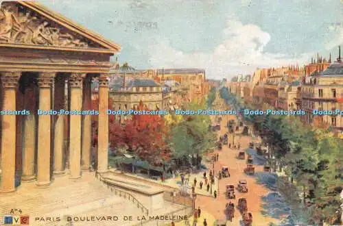 R345237 Paris Boulevard De La Madeleine AH4 L V Cie 1917