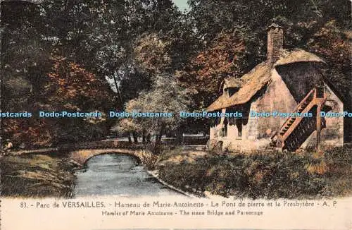 R346852 Parc de Versailles Weiler Marie Antoinette Die Steinbrücke und Parso