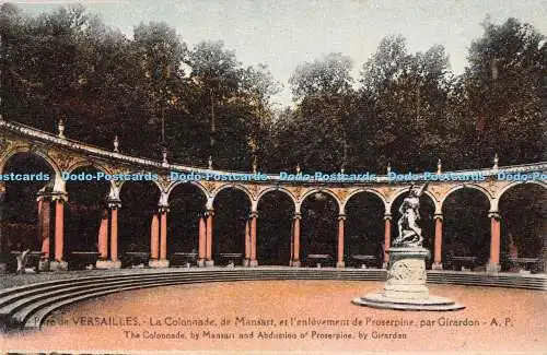 R346860 Parc de Versailles Die Kolonnade von Mansart und die Entführung des Proserpins