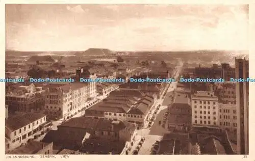 R346908 Johannesburg General View Beanes Photo Service P O Box 6954 J H B