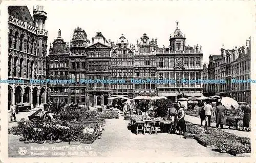 R346911 Bruxelles Grand Place N O Nels Anc Durr et Fils Photothill No 16